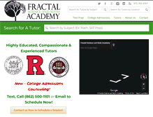 Tablet Screenshot of fractalacademy.com